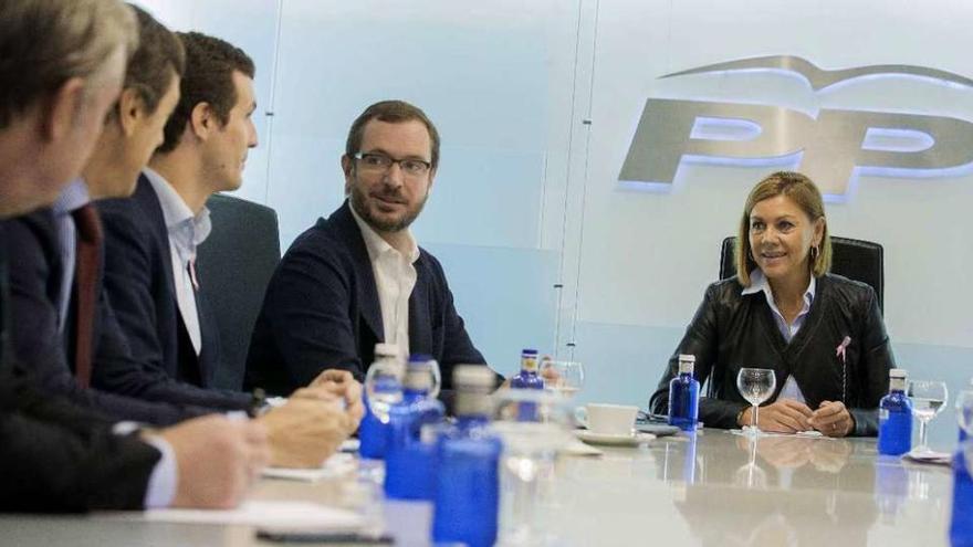 Reunión del comité de dirección del PP en Madrid. // Efe