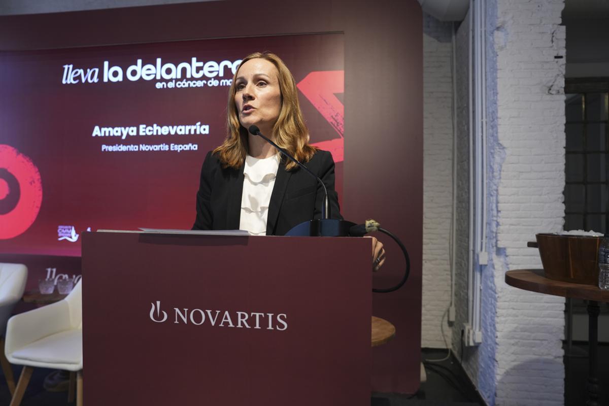 Amaya Echevarría, presidenta de Novartis España