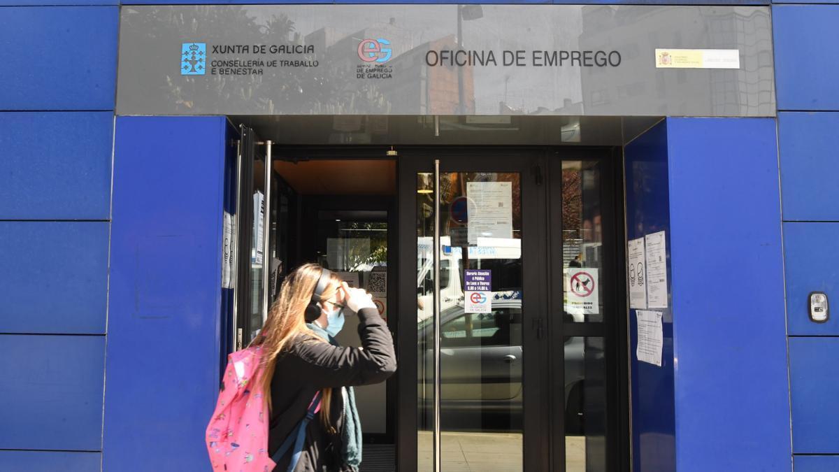 Oficina de empleo en A Coruña.
