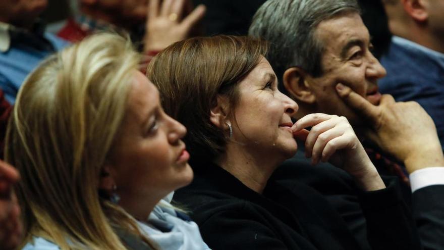 Cristina Coto, Carmen Moriyón y Francisco Álvarez-Cascos, en una imagen de archivo.