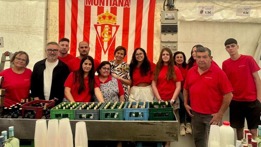 Monteana pone el broche a sus fiestas con una parrillada