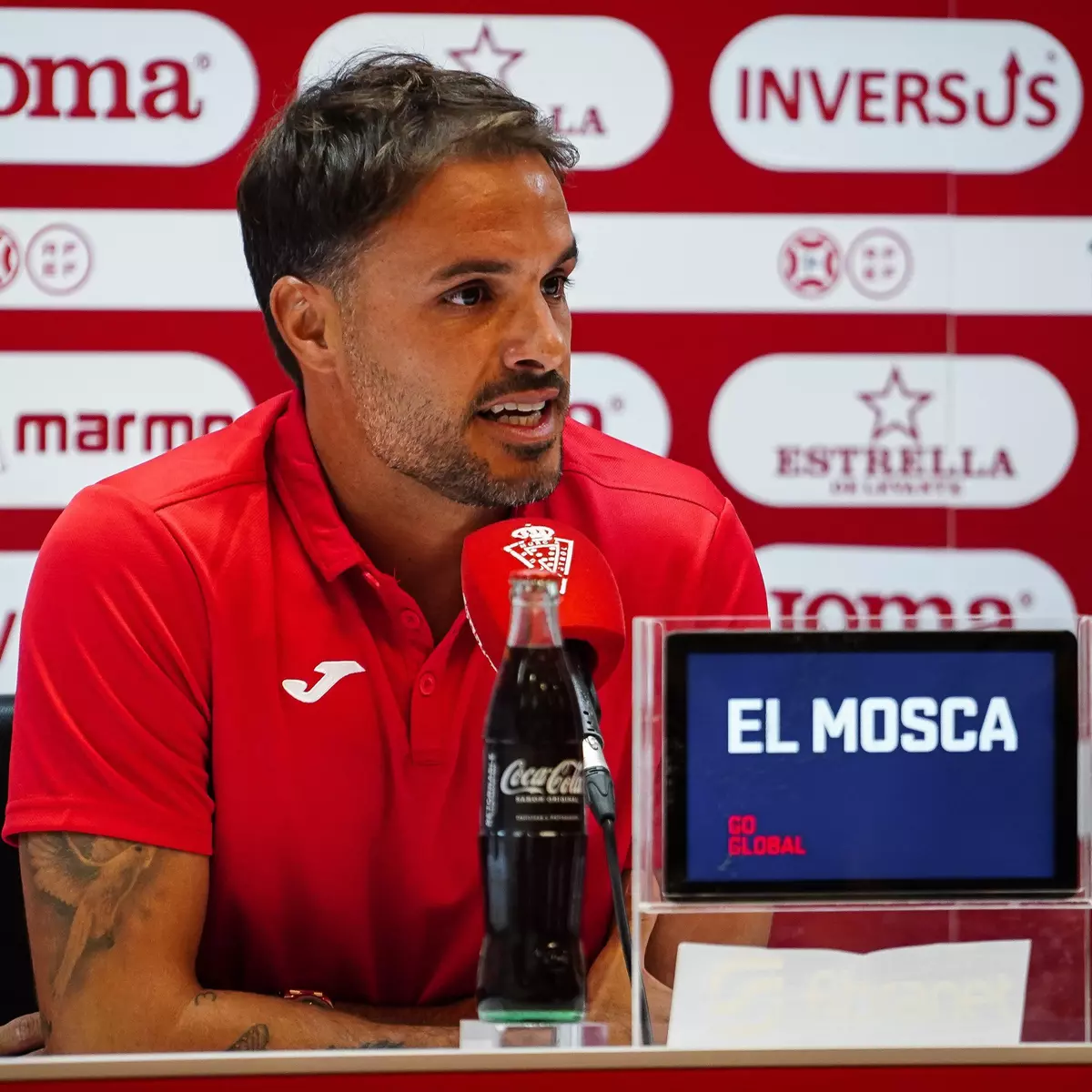 El último baile de Pedro León con el Real Murcia