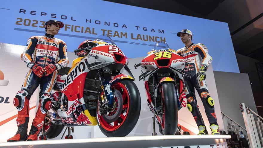 VÍDEO | Joan Mir y Marc Márquez presentan la nueva moto de Repsol Honda con la que competirán en el campeonato del mundo de MotoGP