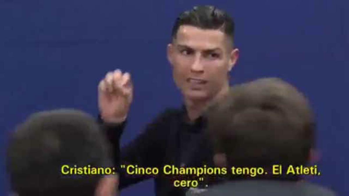 "Yo 5 Champions, el Atlético 0". Cristiano estalla en zona mixta y vuelve a demostrar su mal perder