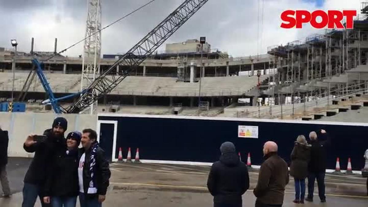 Las obras del nuevo estadio del Tottenham