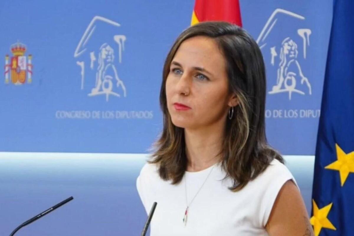La víctima, Ione Belarra, líder de Podemos.