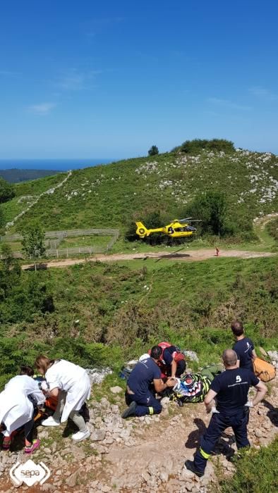 Así fue el rescate del hombre atrapado