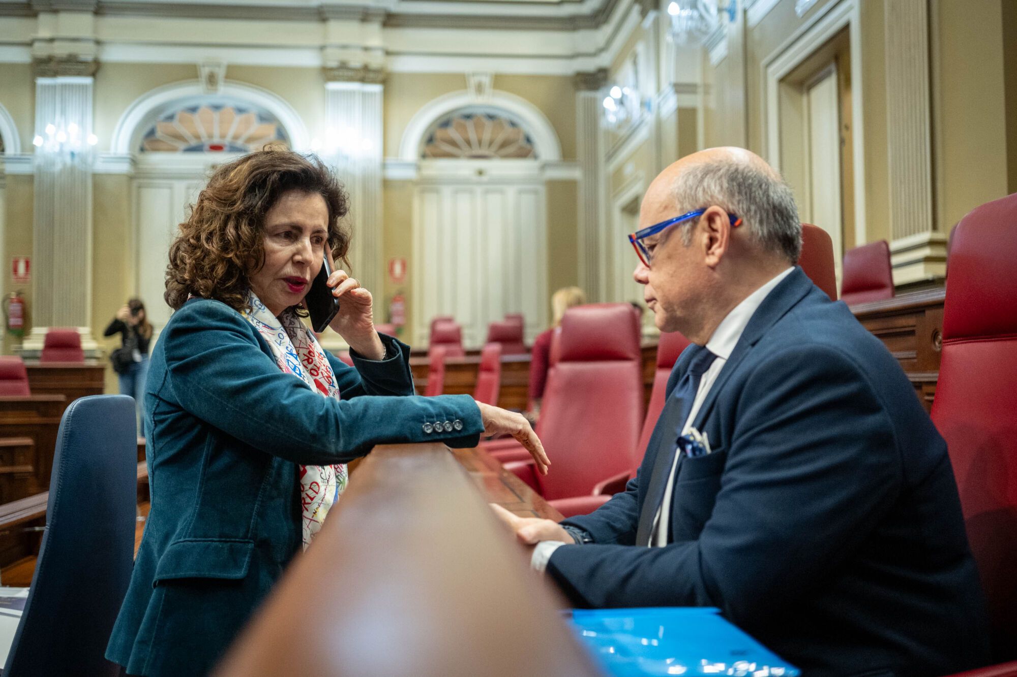 Pleno del Parlamento de Canarias.