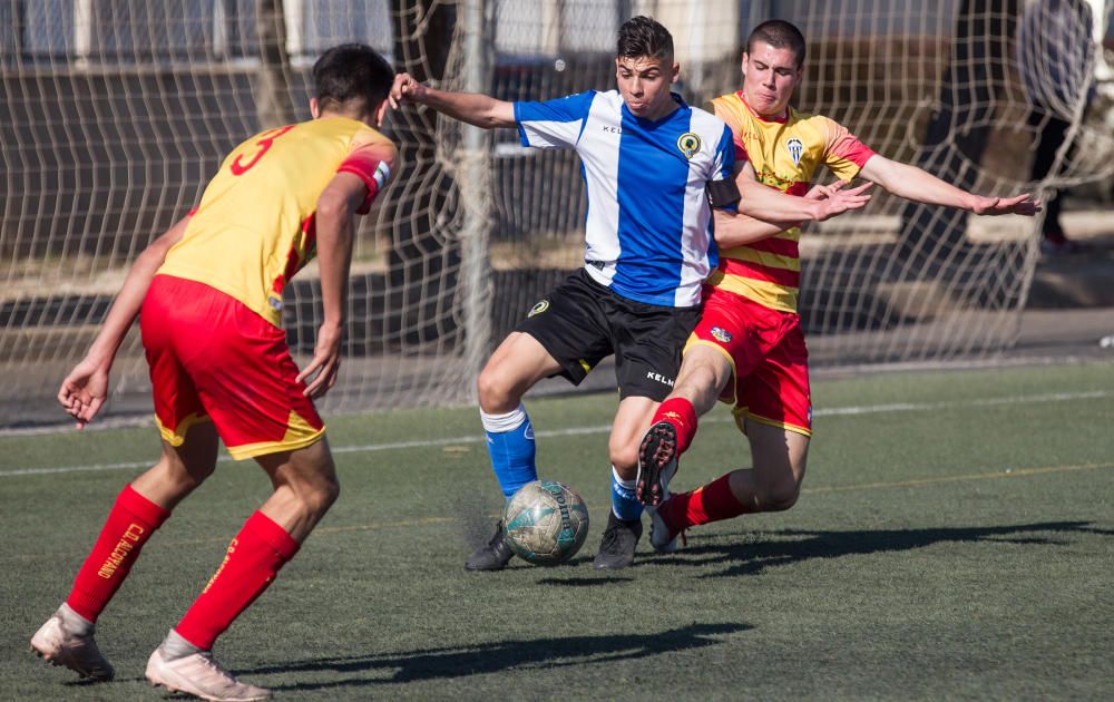 El Hercules Juvenil asciende a Division de Honor tras vencer por 2-0 al Alcoyano