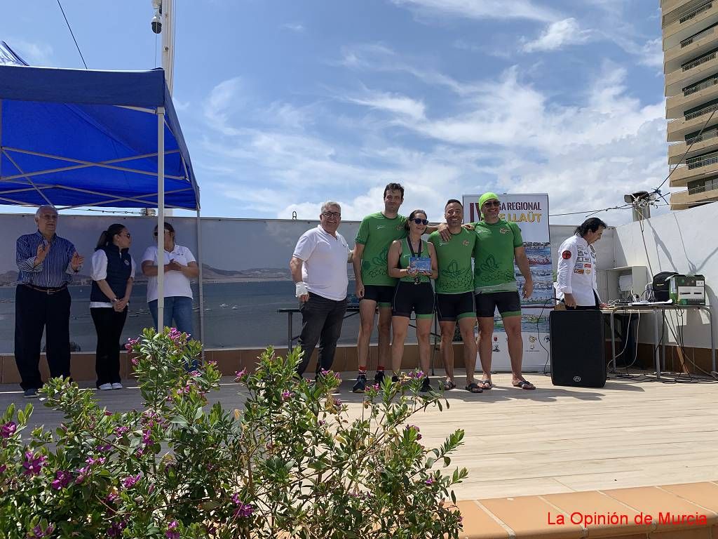 Remo: Liga Regional de Llaüt en el Club Náutico La Isleta
