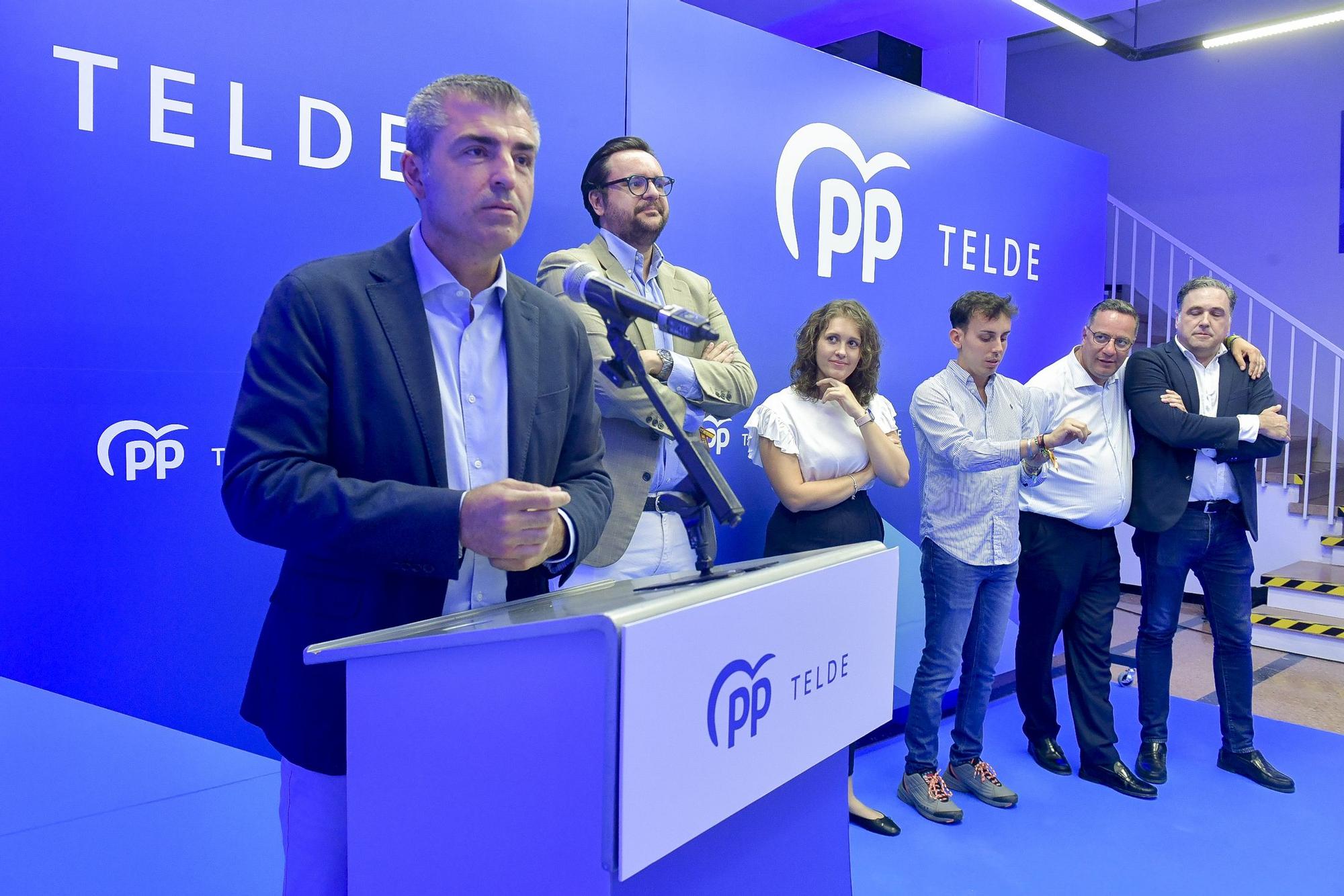 Inauguración de la nueva sede del PP en Telde, en Gran Canaria