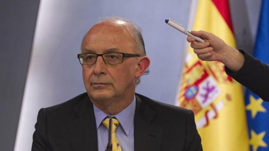 Cristóbal Montoro, el ministro de Hacienda.