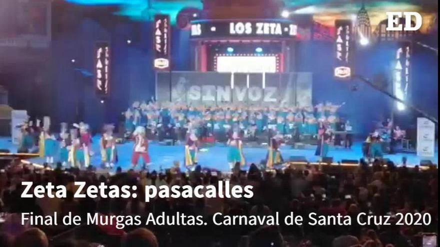 Zeta-Zetas: pasacalles | Final del Concurso de Murgas Adultas del Carnaval de Santa Cruz 2020