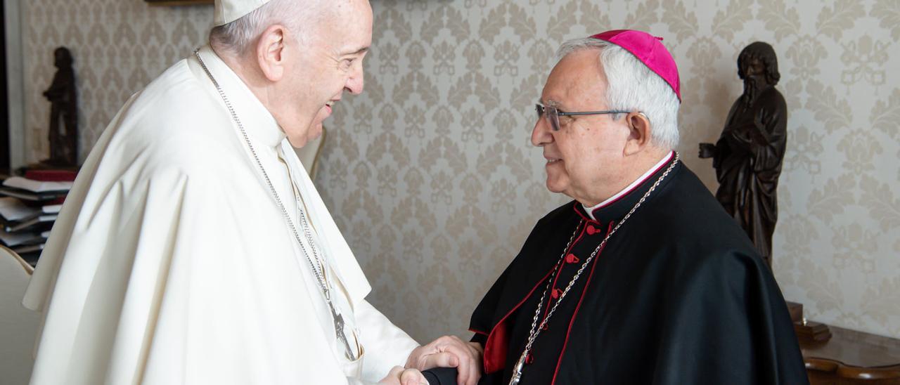 Jesús Murgui con el Papa Francisco