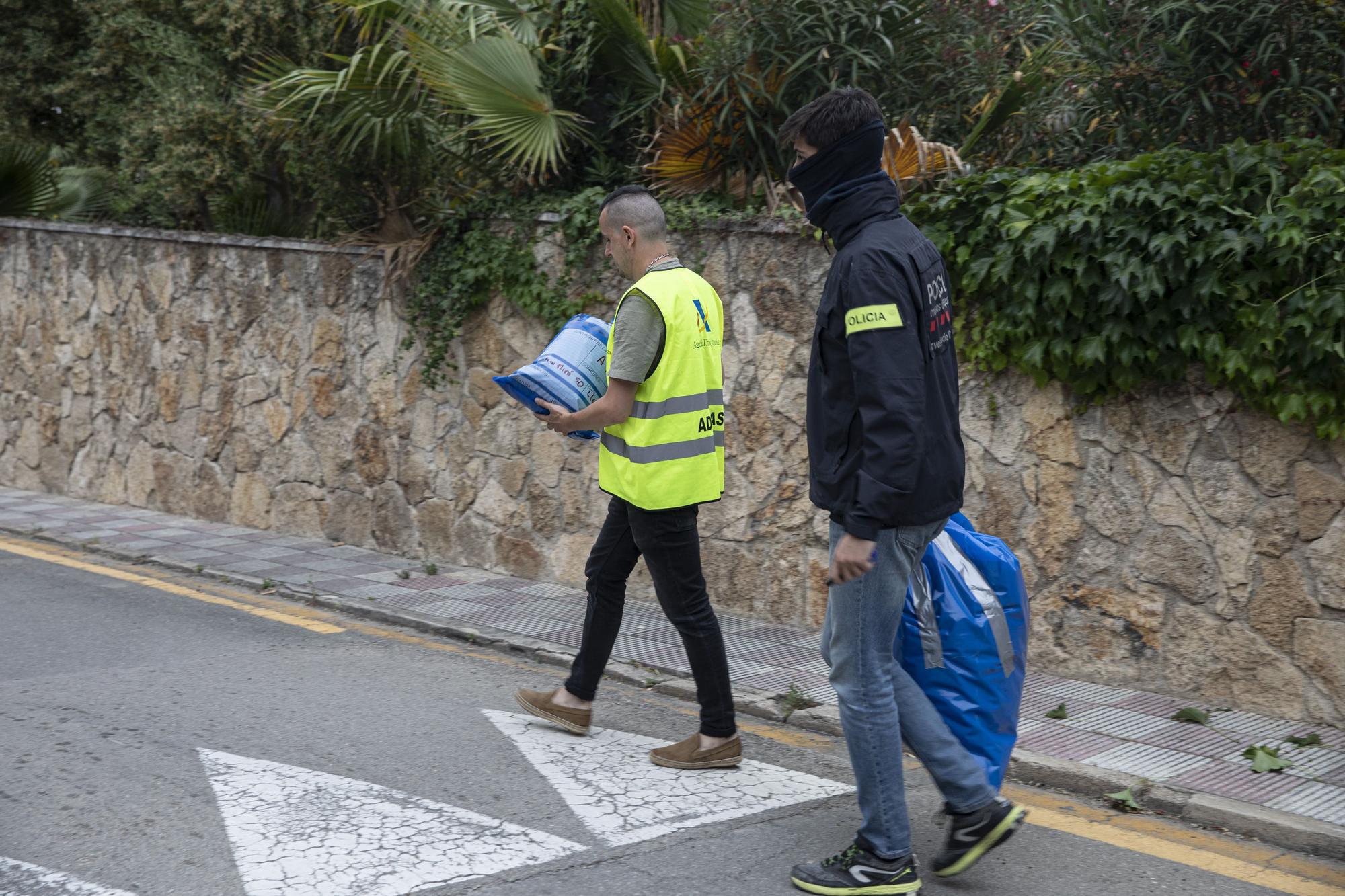 Operació policial contra una banda de tràfic i cultiu de droga a Girona