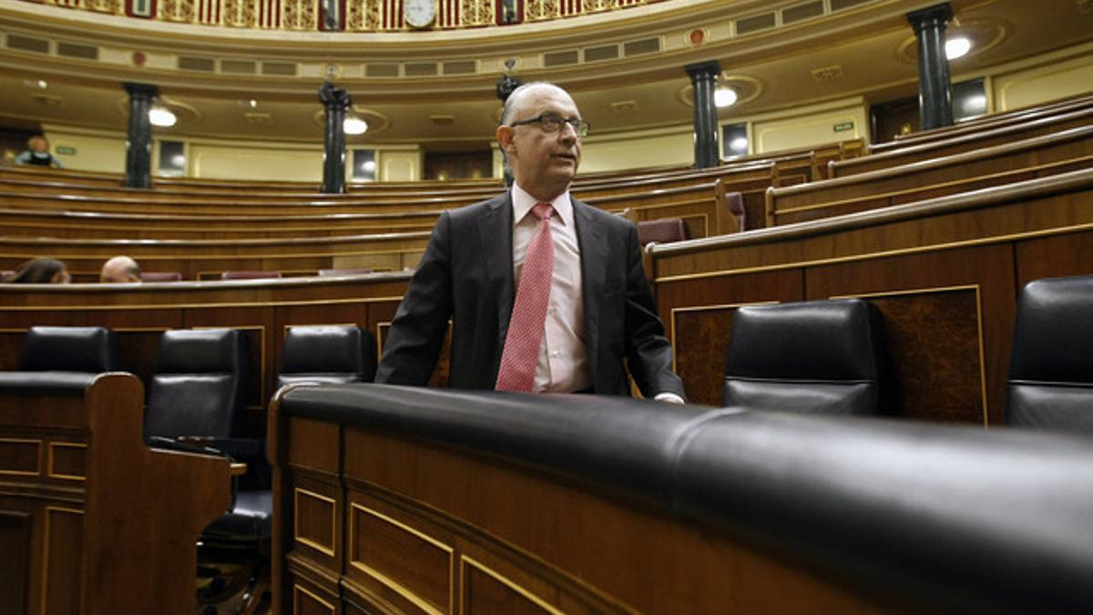 El ministro Cristobal Montoro