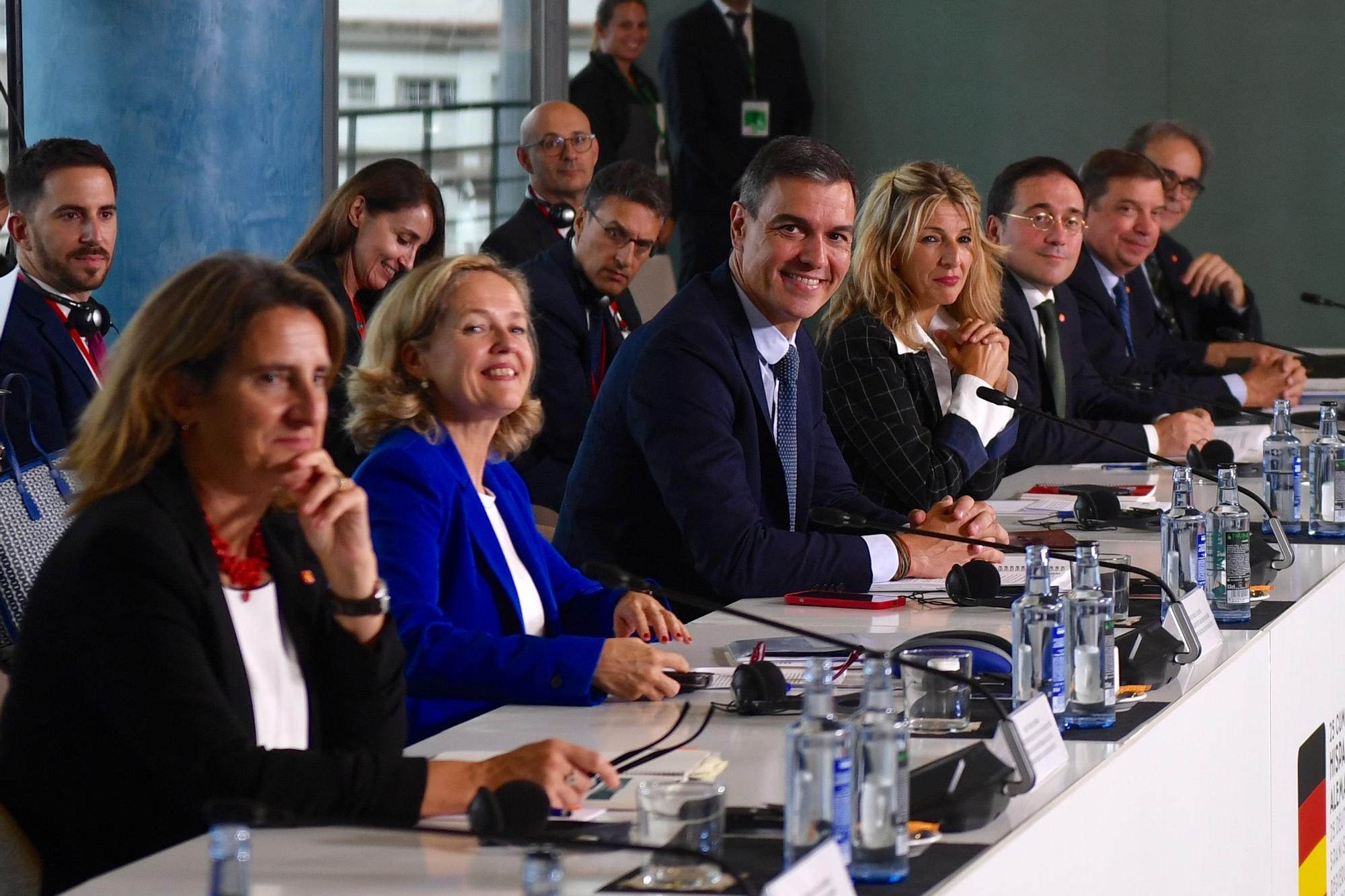 Arrancan las reuniones de la cumbre hispanoalemana de A Coruña con Sánchez, Scholtz y los ministros de ambos países