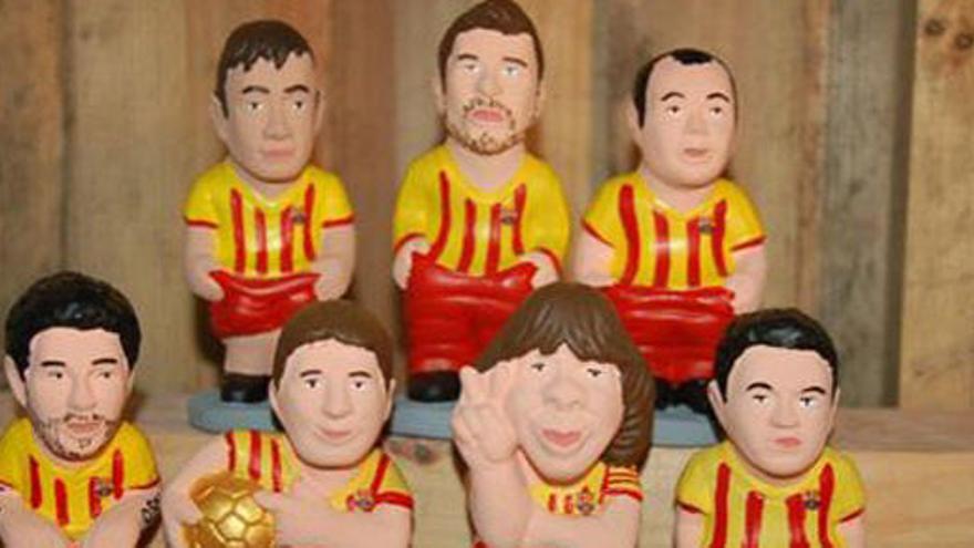 Una imágen de varios  &#039;caganers&#039;