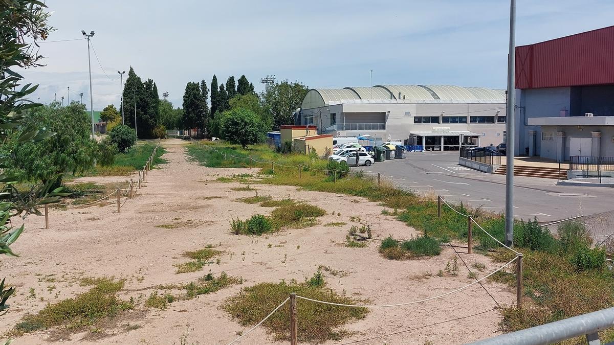 Zona donde se proyecta construir el nuevo estadio de fútbol.