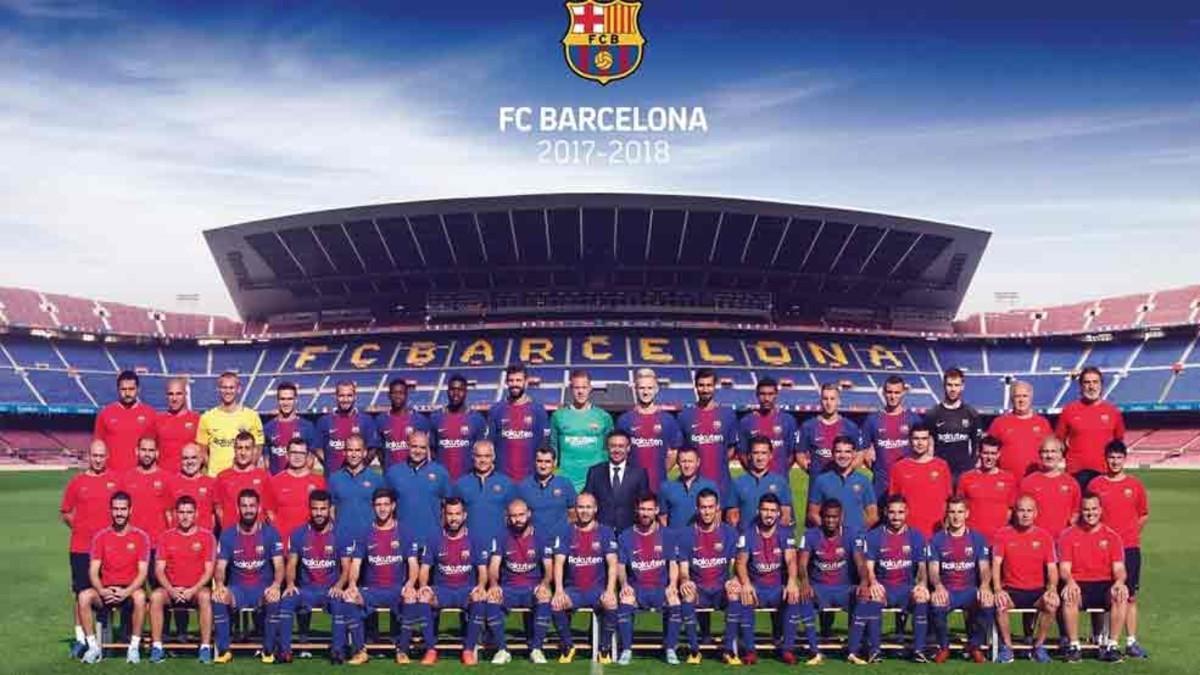 La plantilla del primer equipo del Barcelona 2017 / 2018