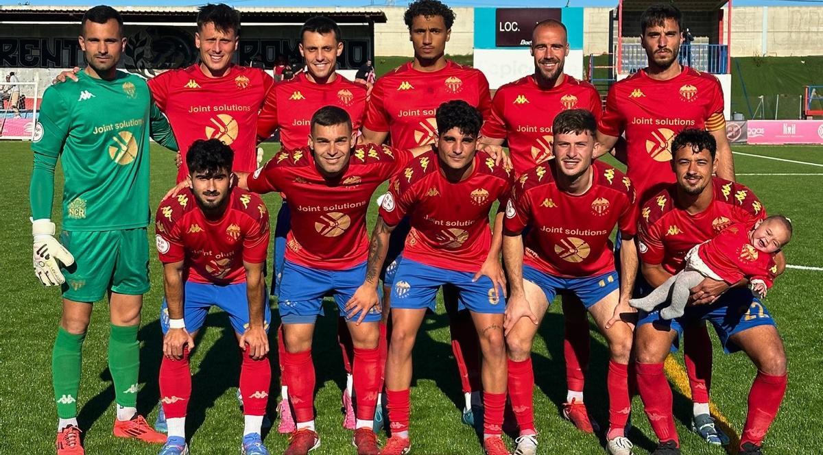 Once titular que dispuso Carlos Ortí frente al CD Roda.