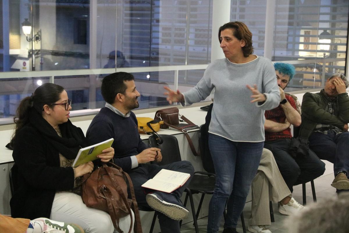 Marián Val, ecretaria comarcal de Més - Compromís en l’Horta Sud .