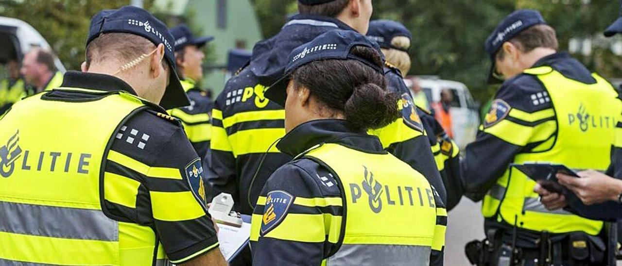 Agentes de la Policía holandesa, durante una intervención. | POLITIE.NL