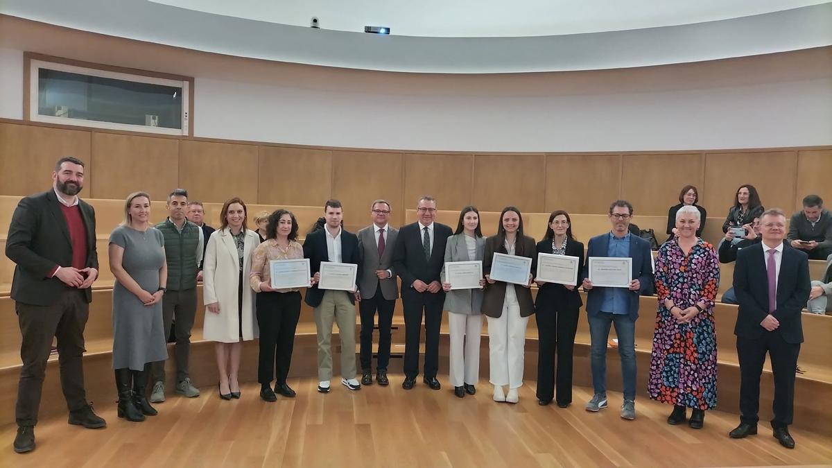La entrega de premios celebrada en la UA.