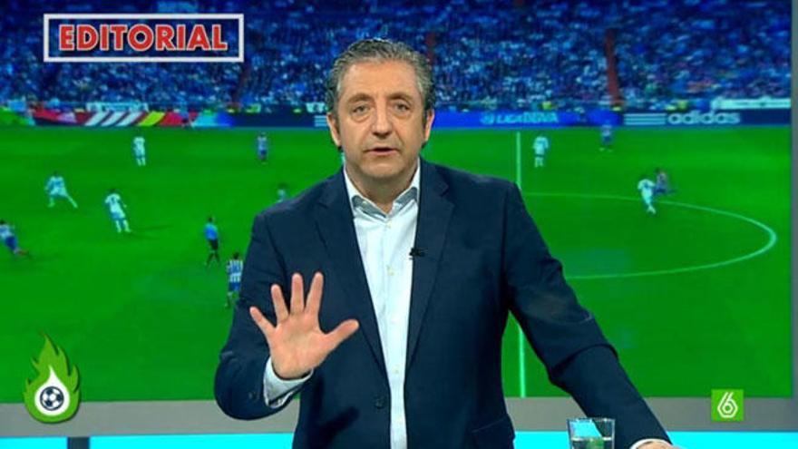 Josep Pedrerol presenta &#039;El Chiringuito&#039;.