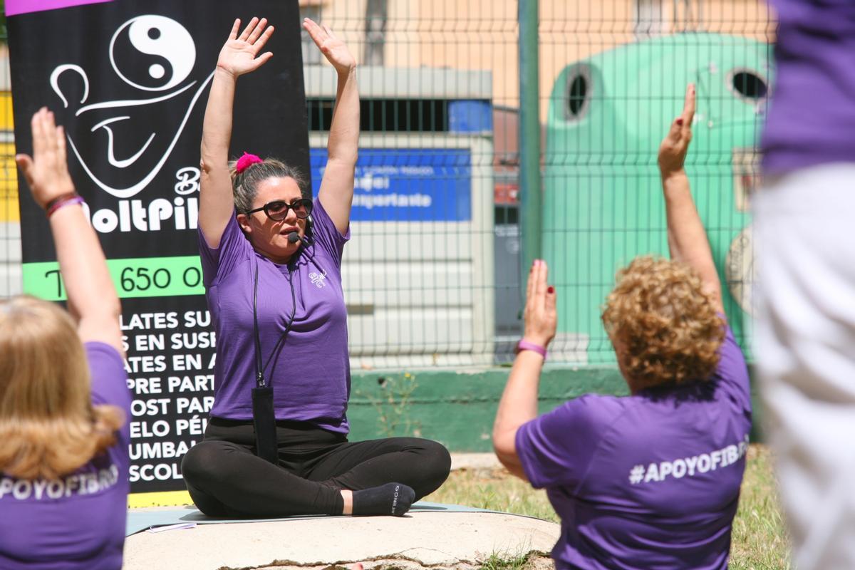 Celebración del día mundial de la fibromialgia en el Pinar