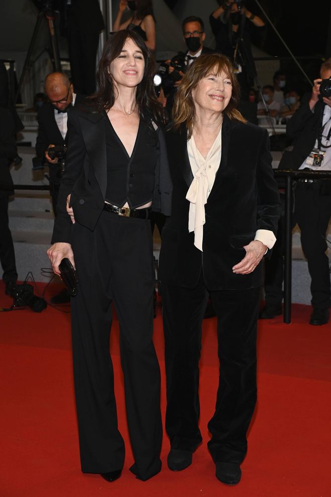 Charlotte Gainsbourg y Jane Birkin, en el Festival de Cannes 2021
