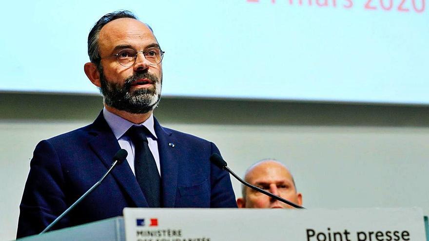 Una compareixença anterior del primer ministre francès, Édouard Philippe.