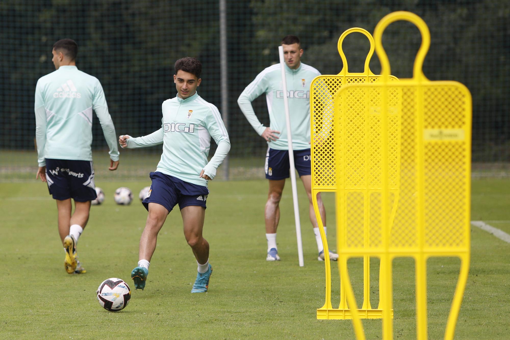 EN IMÁGENES: entrenamiento del Oviedo