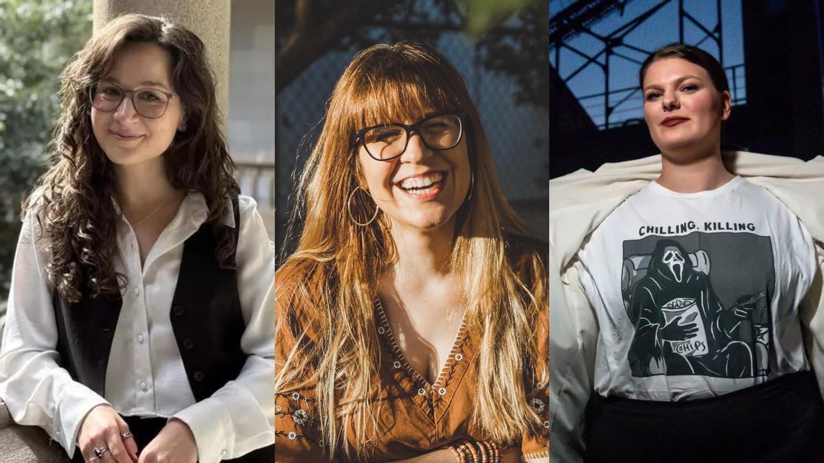 Las autoras Myriam M. Lejardi, Ali Hazelwood y Stella Tack.