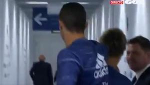 Cristiano Ronaldo fue pillado por las cámaras de GOL