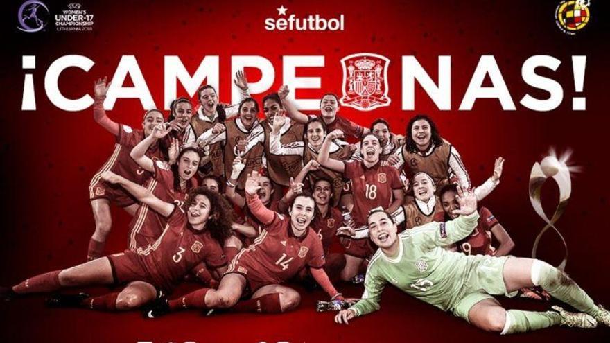 El increíble gol de Eva Navarro en la final del Campeonato de Europa sub 17