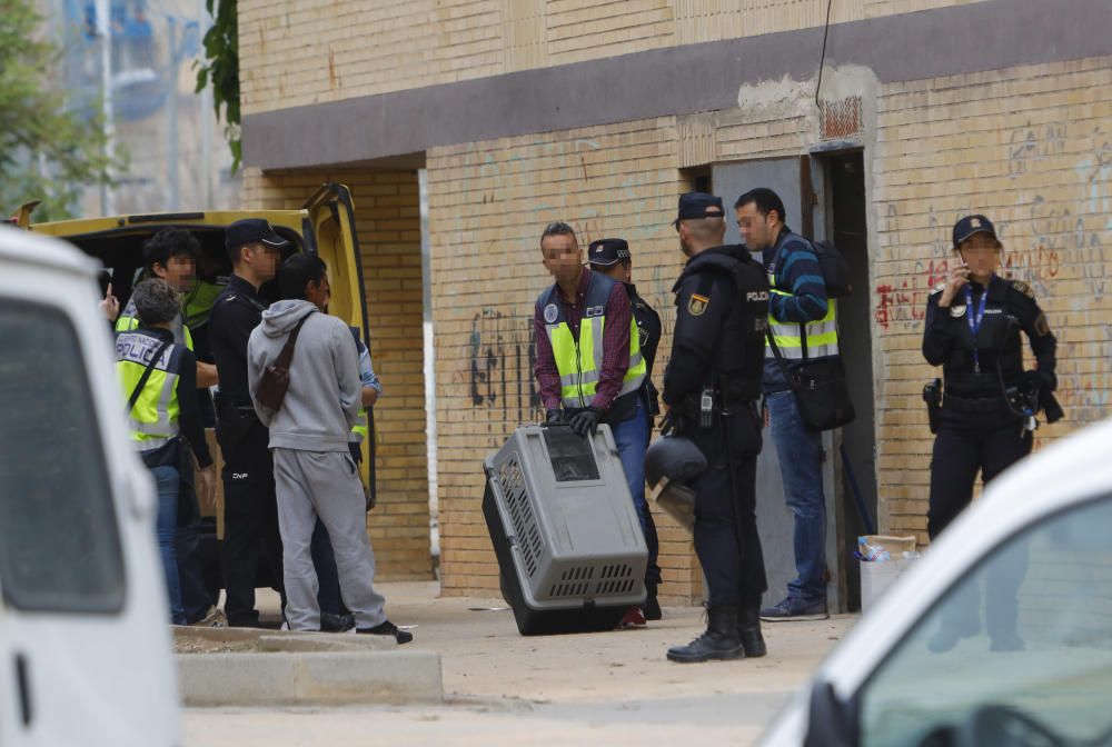 Operación policial en Burjassot