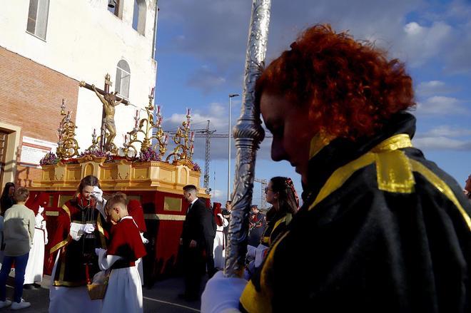 La procesión del Cristo de la Sangre del Higuerón, en imágenes