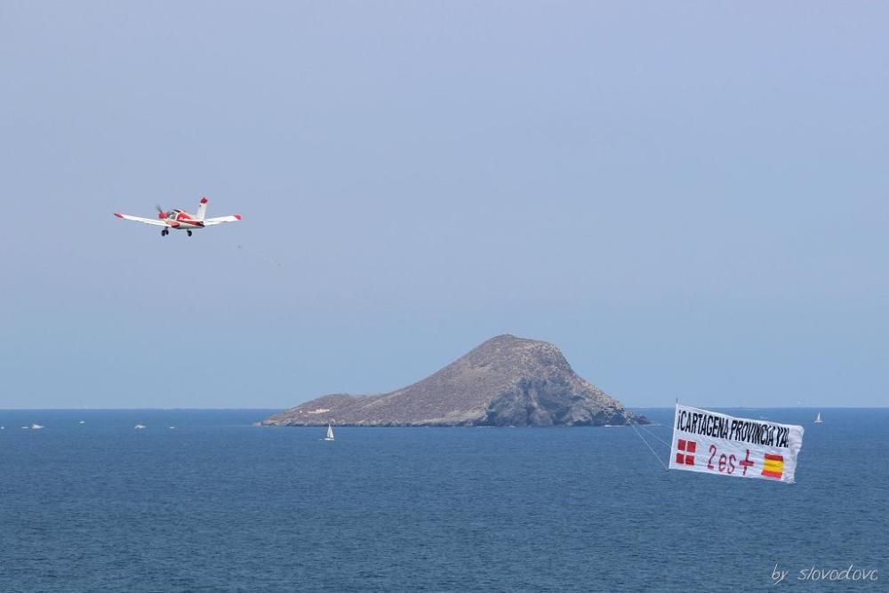 Avioneta provincialista en Cartagena