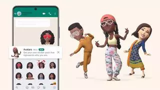 WhatsApp lanza sus avatares personalizados, con 36 modelos de stickers