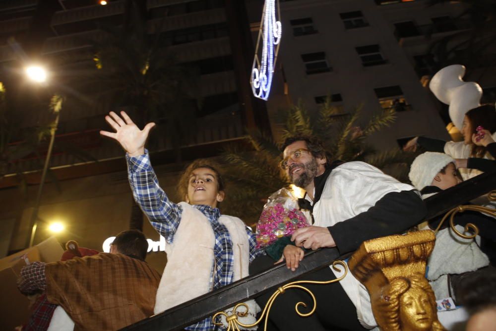 Cabalgata de los Reyes Magos en Alicante.