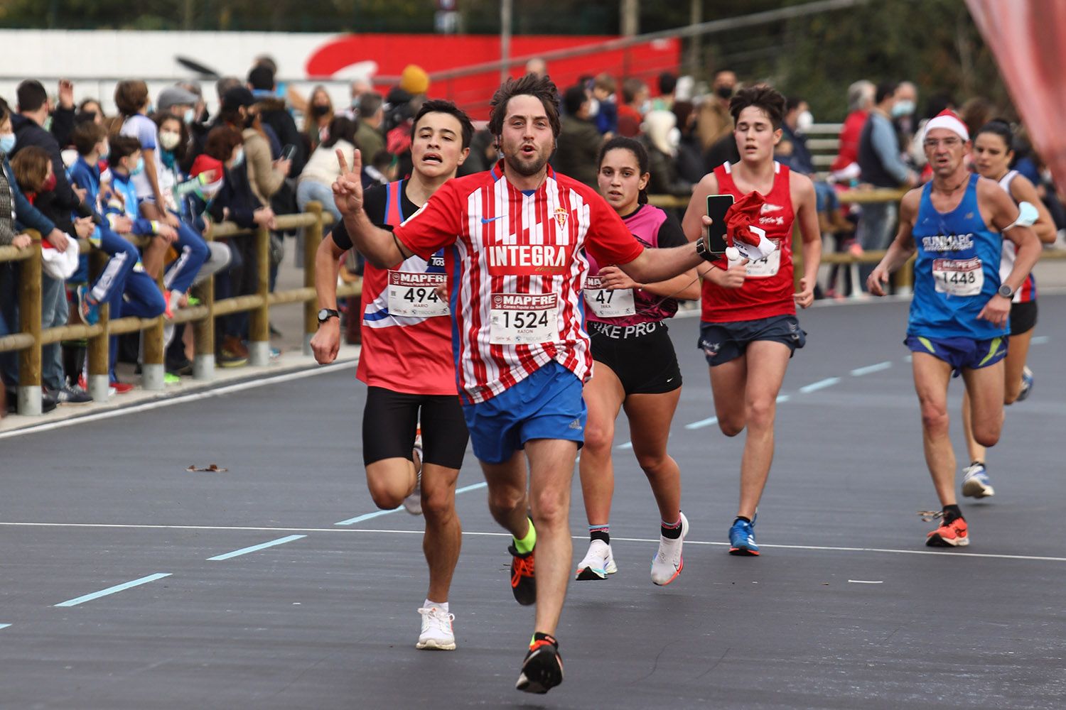 La carrera Popular de Nochebuena de Gijón