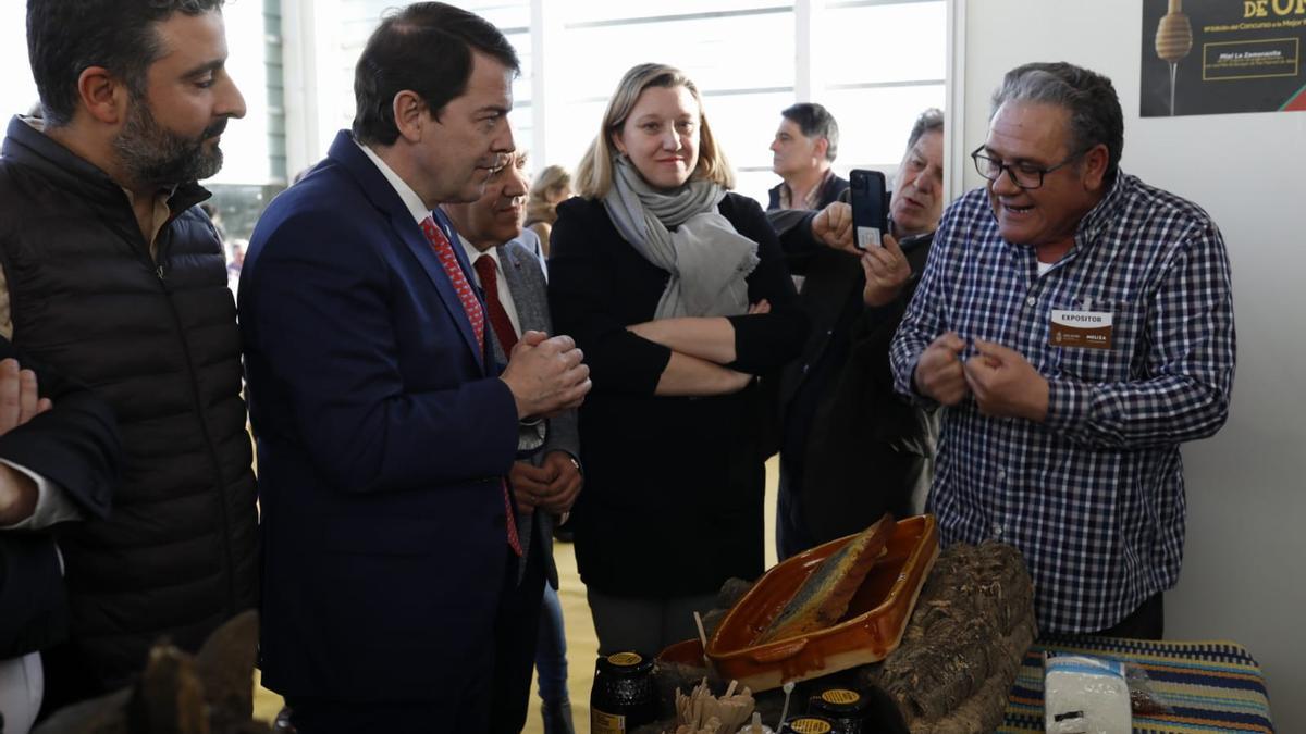 Inauguración de la Feria Apícola Internacional de Zamora, Meliza.