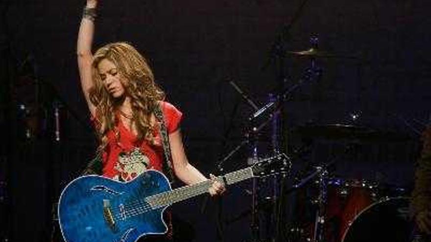 Shakira durante una actuación en Nueva York el pasado septiembre