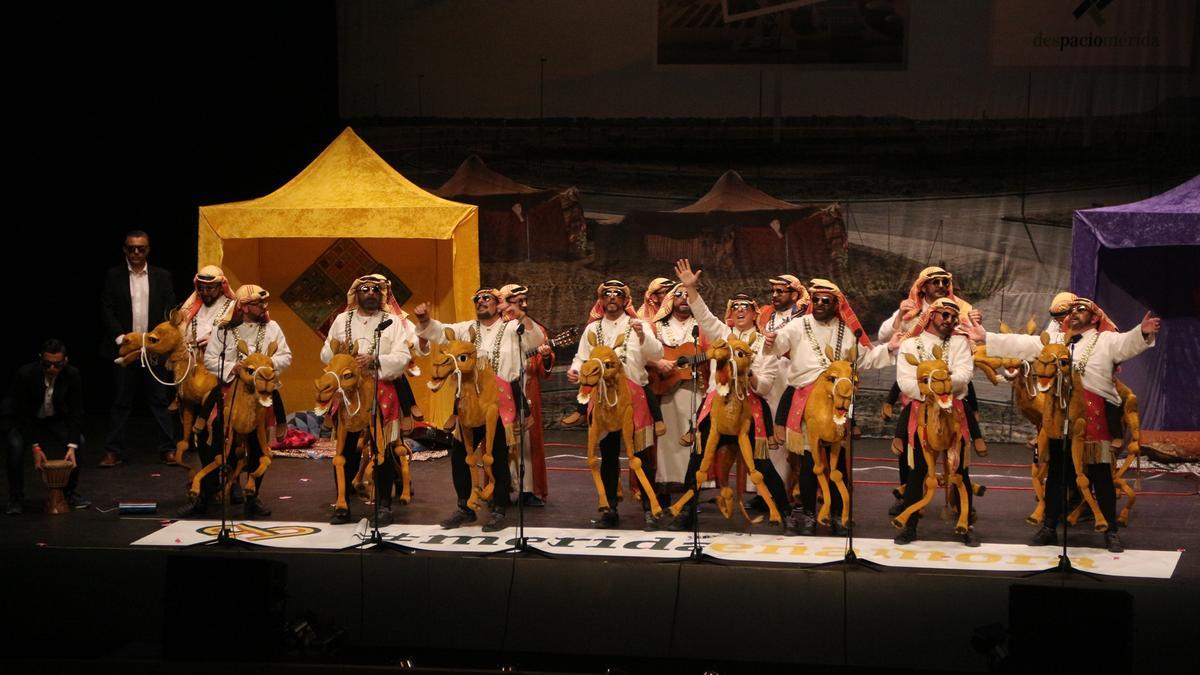 Actuación de La Marara en el Palacio de Congresos de Mérida.
