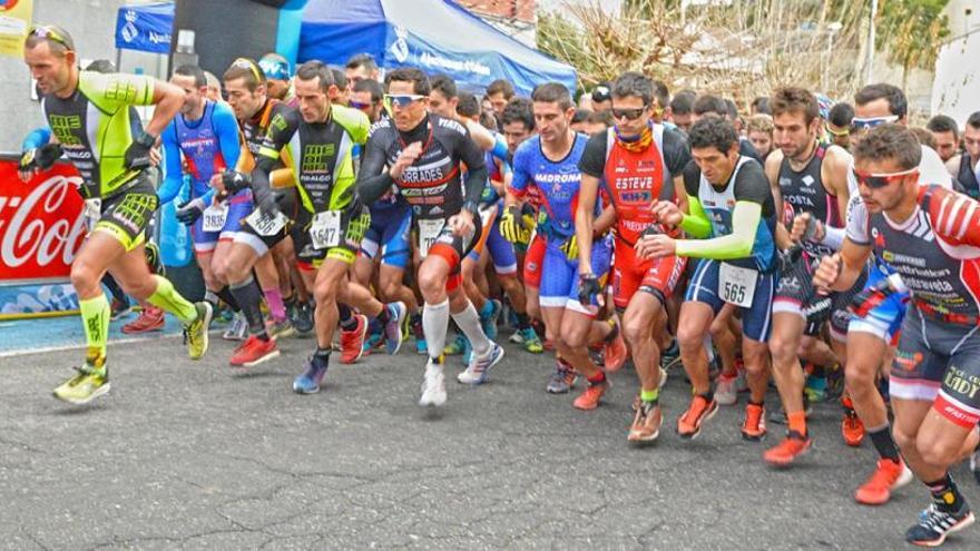 Sortida de la novena edició de la Duatló de Muntanya d&#039;Òdena