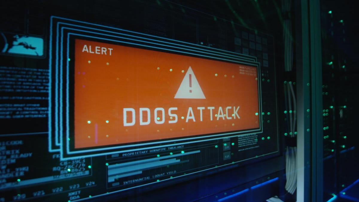 Ataque DDoS.