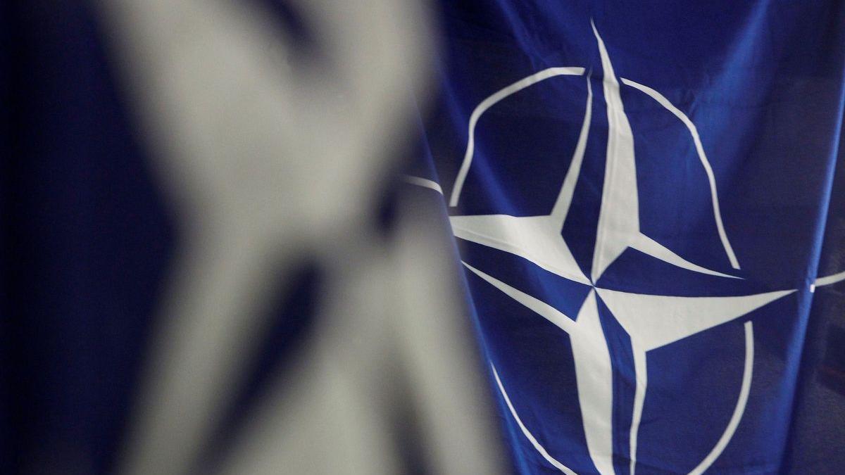 Una bandera de la OTAN, en una imagen de archivo.