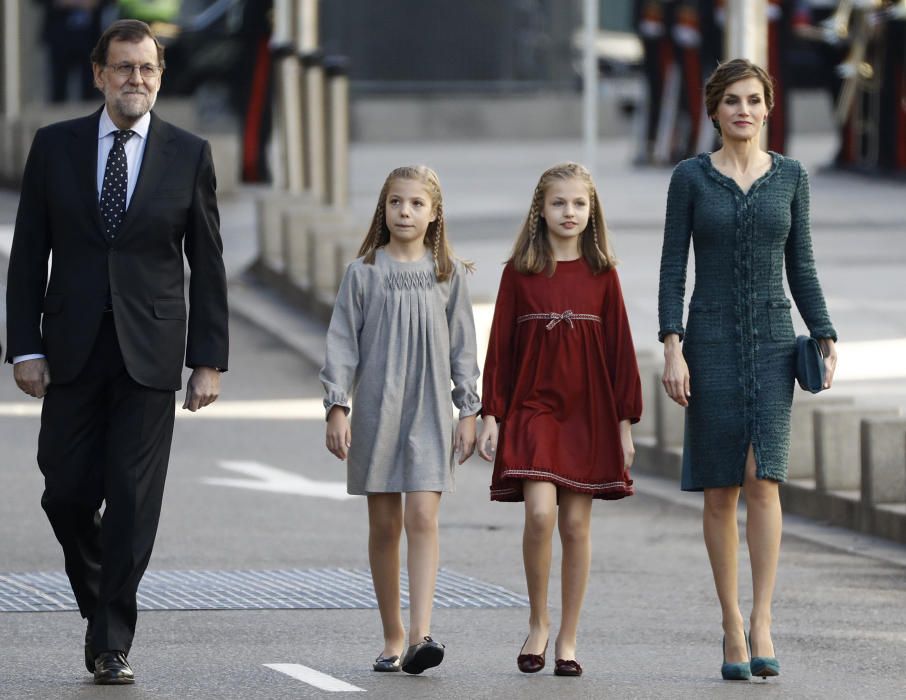 Leonor y Sofía, protagonistas en el Congreso