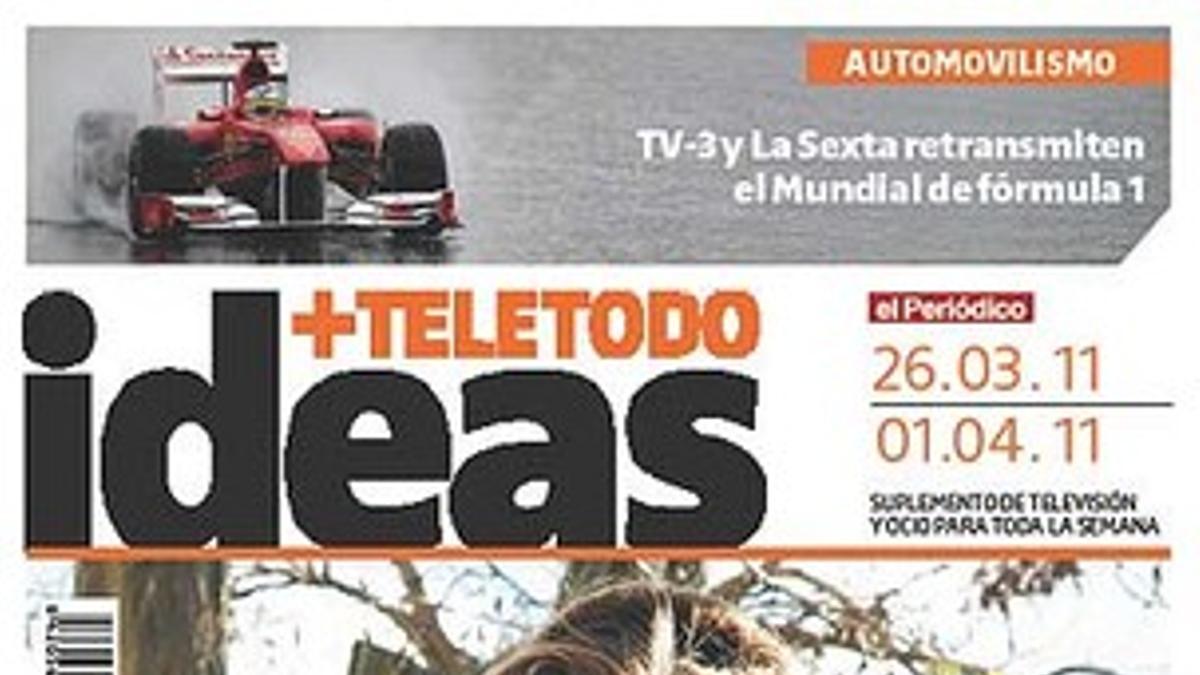 Mercè Llorens, en la portada de 'Ideas + Teletodo'
